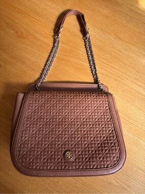 Tory Burch Quilted Leather Shoulder Bag
